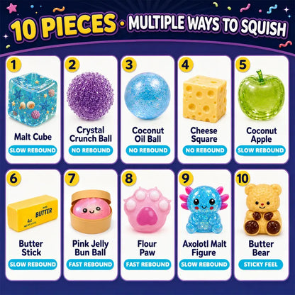 Mixed Squishies 10 - Pack