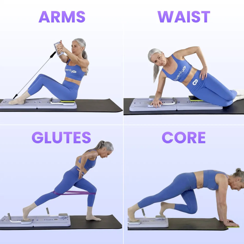 Targets Your Biggest Problem Areas: Belly, Arms, Thighs, Glutes & Legs
