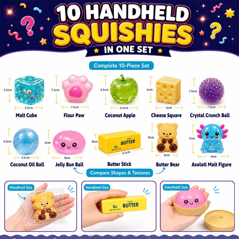 Mixed Squishies 10 - Pack